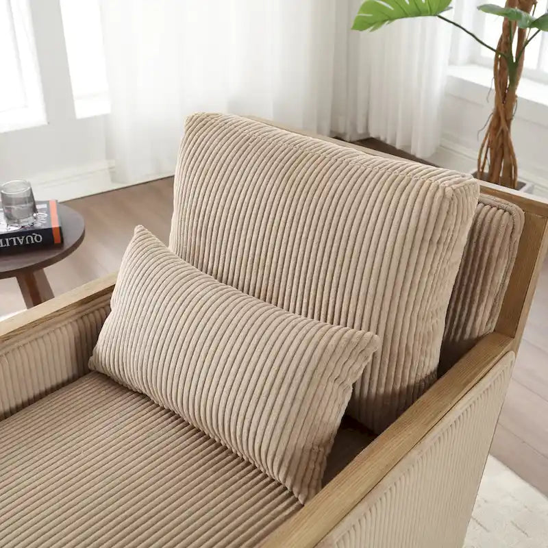 Camel Modern 26.8 Swivel Barrel Chair-8