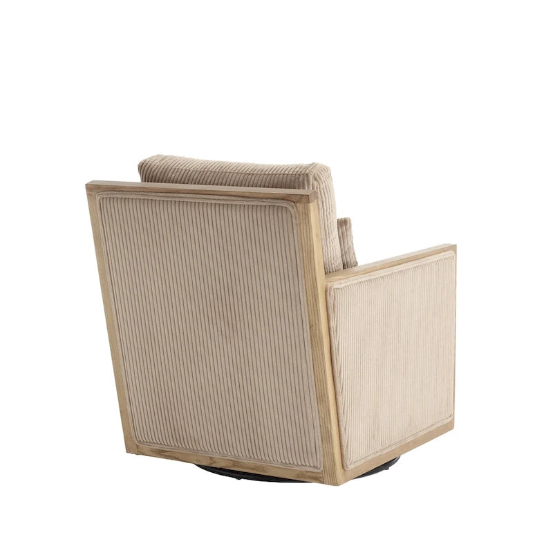 Camel Modern 26.8 Swivel Barrel Chair-14