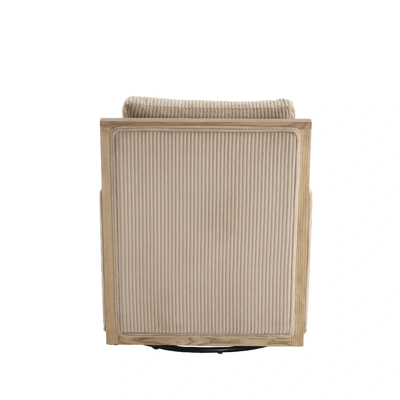 Camel Modern 26.8 Swivel Barrel Chair-16