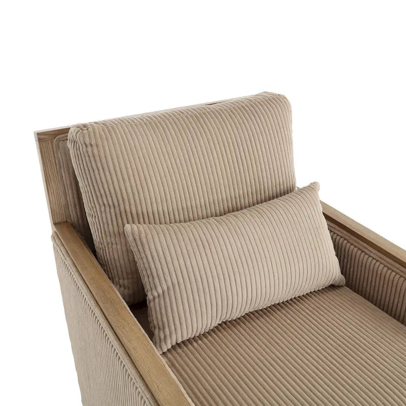 Camel Modern 26.8 Swivel Barrel Chair-18