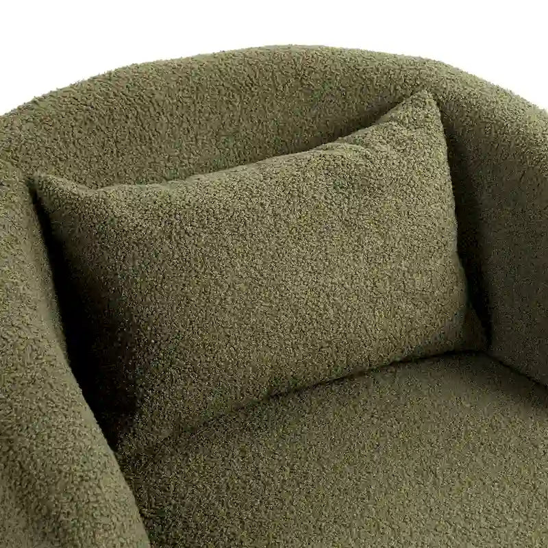 Upholstered Swivel Barrel Armchair with Storage Modern Living Room Side Chair for Bedroom/Office/Reading Spaces-6
