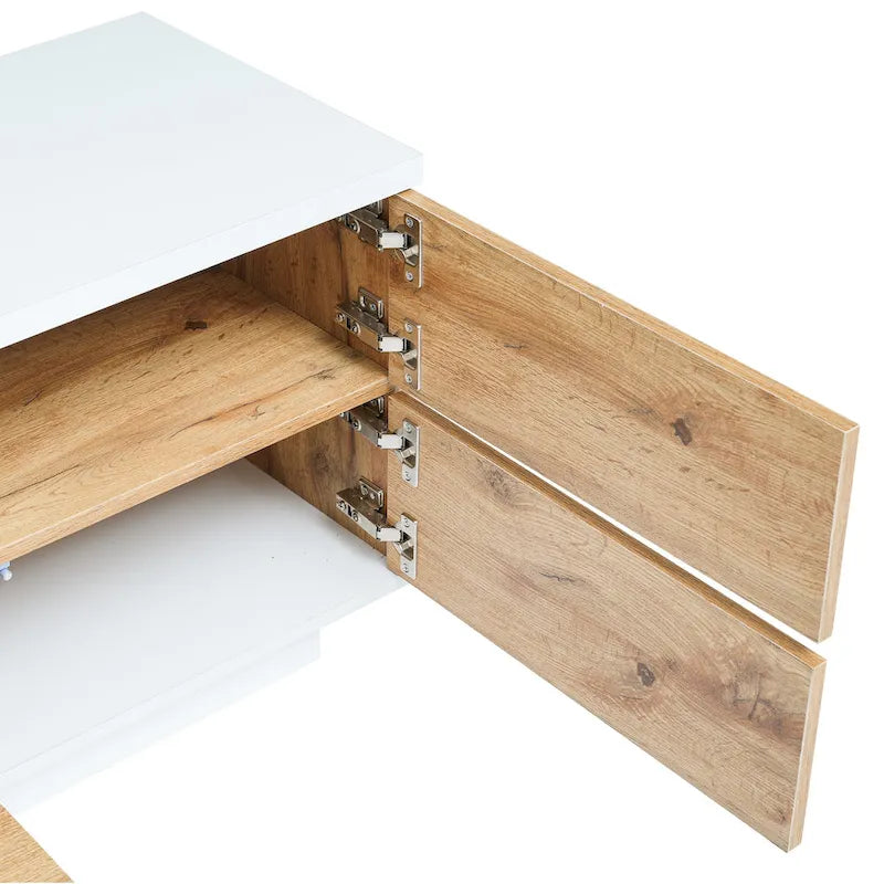 Adley 80-Inch Modern TV Stand with Concealed Storage by GDFStudio-14