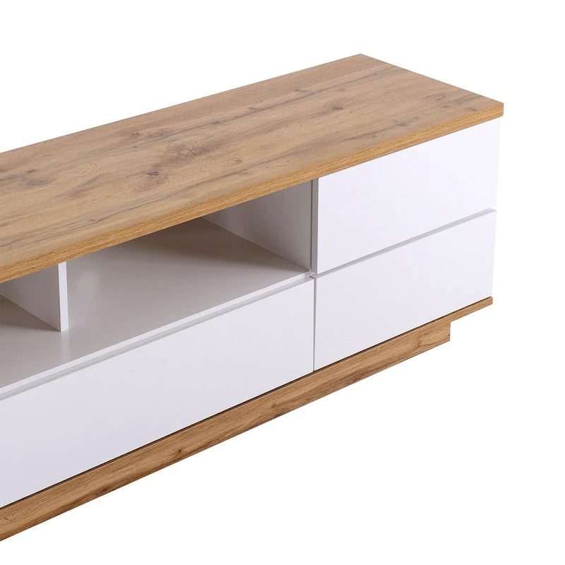 Adley 80-Inch Modern TV Stand with Concealed Storage by GDFStudio-28