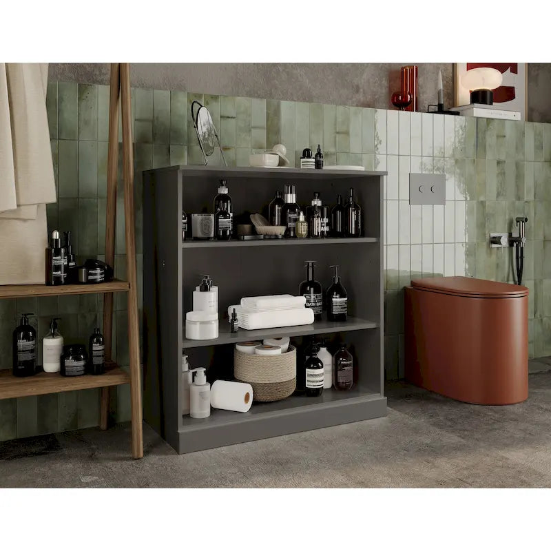 Palace Imports 100% Solid Wood 32 Bathroom Cabinet with Adjustable Shelves-27