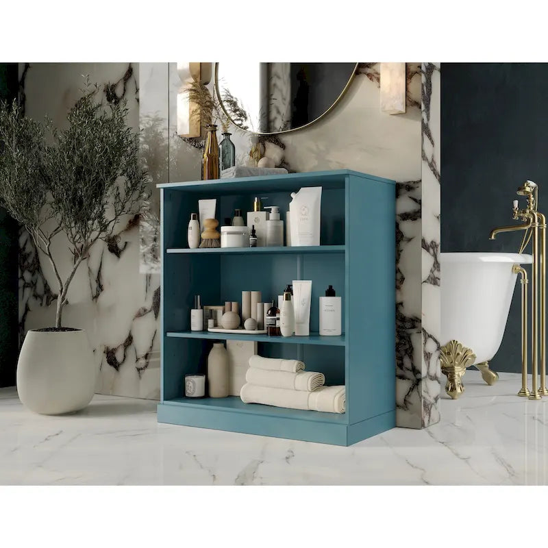 Palace Imports 100% Solid Wood 32 Bathroom Cabinet with Adjustable Shelves-34