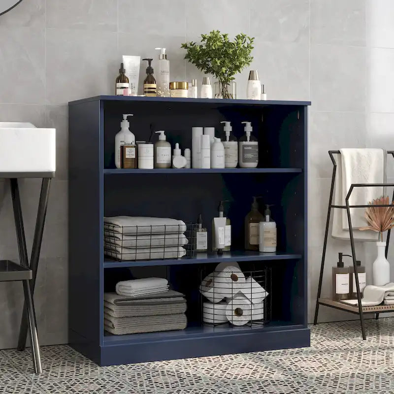 Palace Imports 100% Solid Wood 32 Bathroom Cabinet with Adjustable Shelves-36