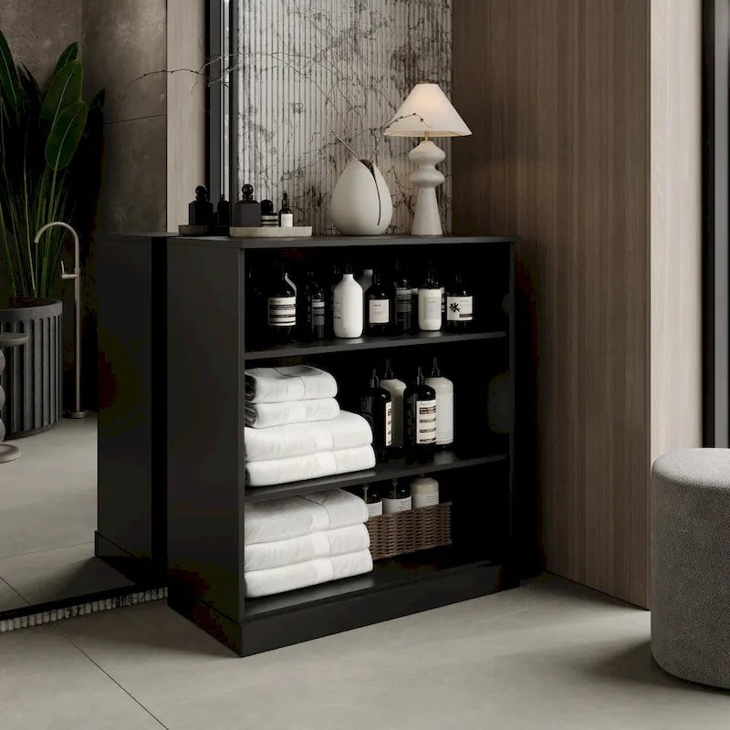 Palace Imports 100% Solid Wood 32 Bathroom Cabinet with Adjustable Shelves