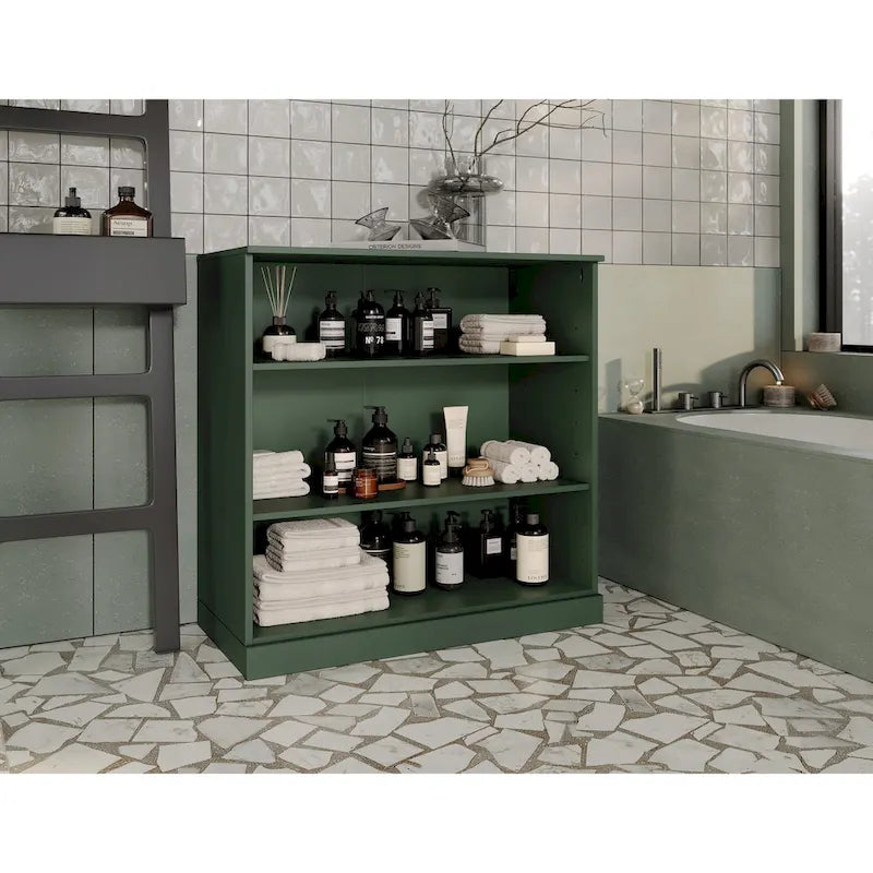 Palace Imports 100% Solid Wood 32 Bathroom Cabinet with Adjustable Shelves-6