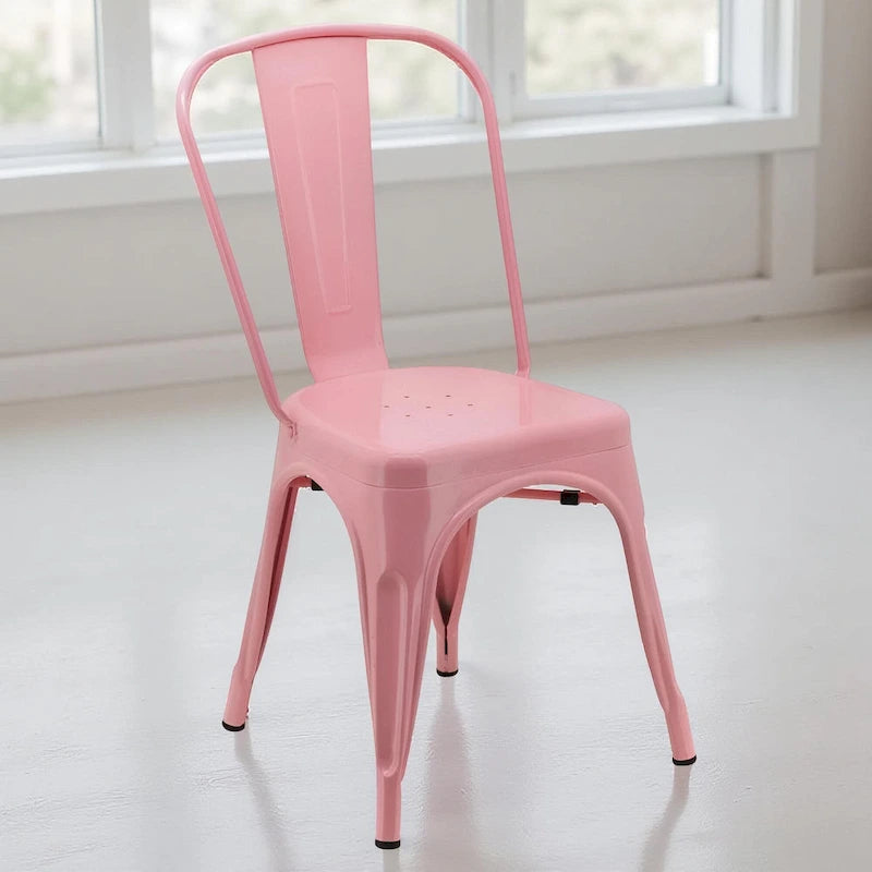 Industrial Restaurant Cafe Style Armless Chair BULK DEAL (Set of 10)-12