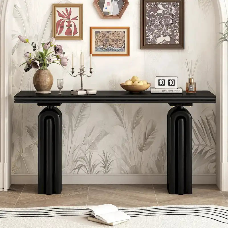 60 Long Console Table Entryway Accent Table for Living Room Hallway-11