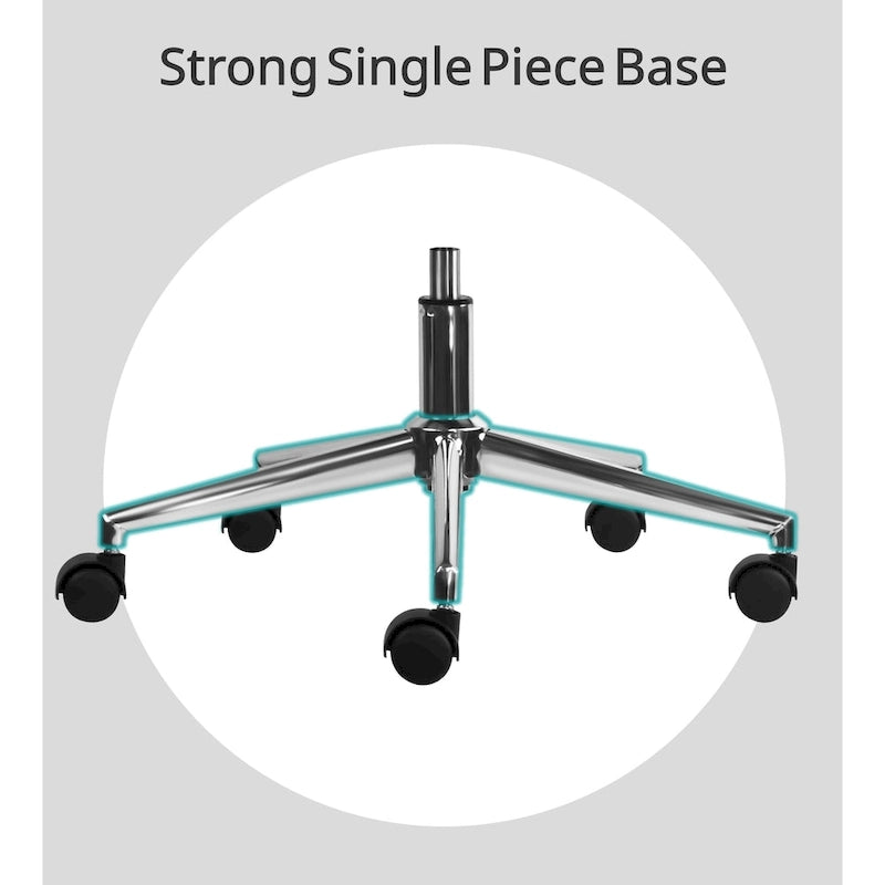 Modern Brown High Back Office Chair Ribbed PU Leather Swivel Conference Room Computer Desk Visitor Vintage Retro Boss-3