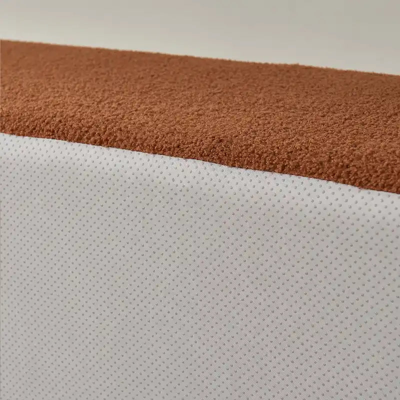 105.51 Modern L-Shape 5 Seater Modular Sectional Sofa Couch with Chaise Lounge, in Soft Lambswool Sherpa Fabric-15