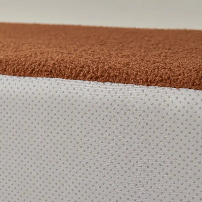 105.51 Modern L-Shape 5 Seater Modular Sectional Sofa Couch with Chaise Lounge, in Soft Lambswool Sherpa Fabric-28