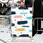 1-Piece Abstract Colorful Brushstroke Artistic Pattern  Suitcase Luggage Cover, Stretch Protective Sleeve