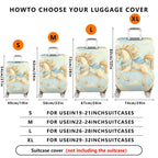 1-Piece Horse Star Cloud Pastoral Sky Fantasy  Suitcase Luggage Cover, Stretch Protective Sleeve