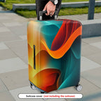 1-Piece Abstract Colorful Vibrant Artistic Modern Energetic  Suitcase Luggage Cover, Stretch Protective Sleeve