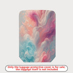 1-Piece Abstract Colorful Cloud Pattern  Suitcase Luggage Cover, Stretch Protective Sleeve