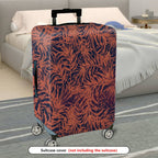 1-Piece Abstract Botanical Tropical Nature Floral Chic  Suitcase Luggage Cover, Stretch Protective Sleeve