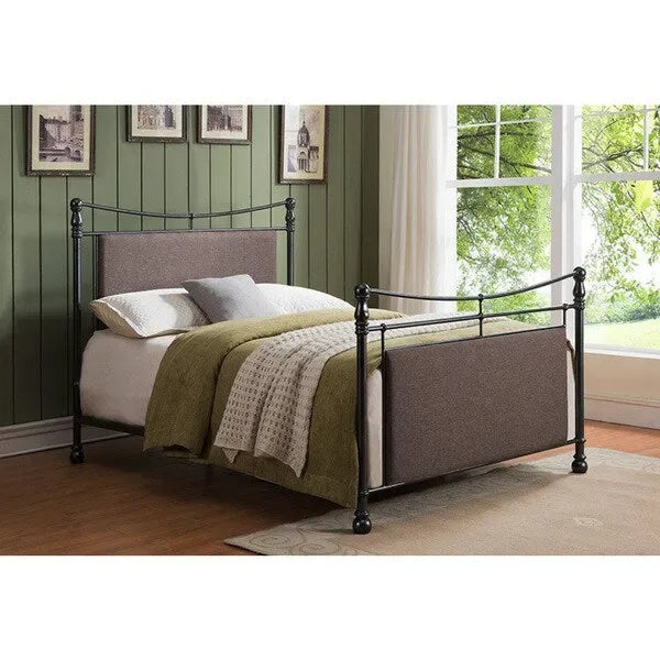 Upholstered Metal Bed-2