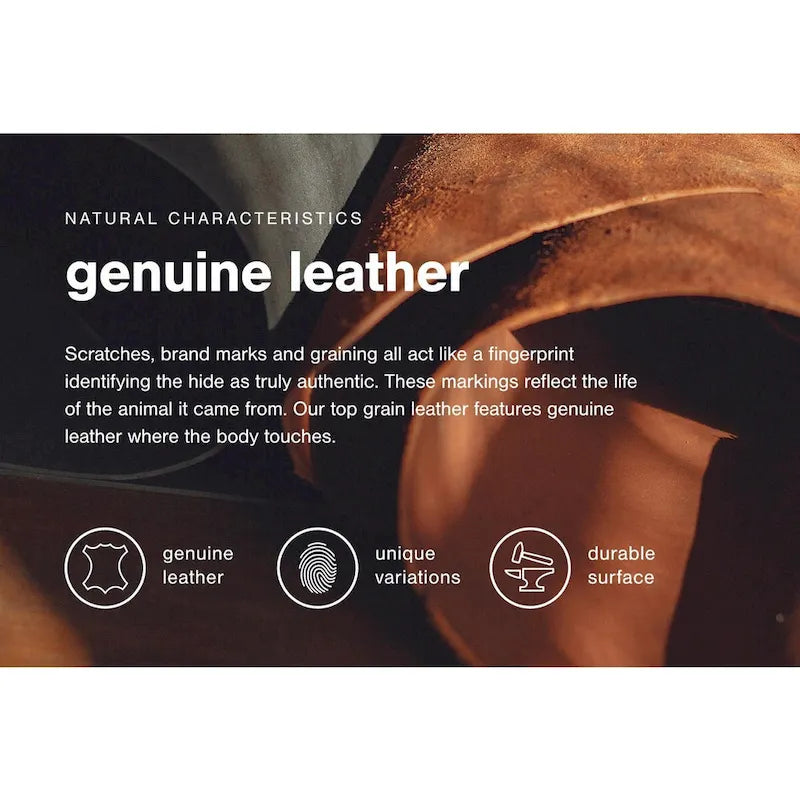 Signature Design by Ashley Puckman Mid Century Modern Leather Accent Chair - 29 W x 31.5 D x 34.25 H-9