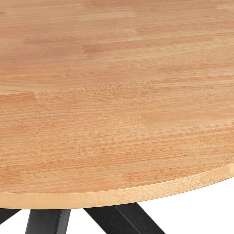 Lifestorey Gilcrest Cross Pedestal Dining Table-4