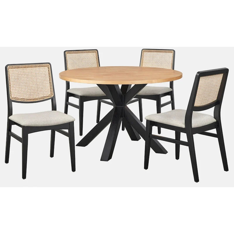 Lifestorey Gilcrest Cross Pedestal Dining Table-6