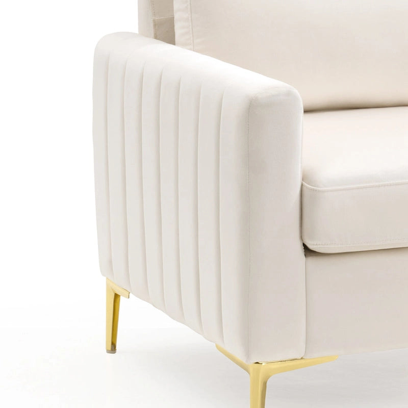 Pellebant Modern Upholstered Accent Armchair Club Chair-11