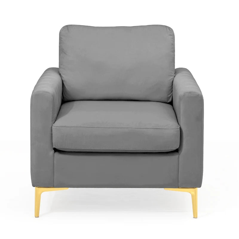 Pellebant Modern Upholstered Accent Armchair Club Chair-30
