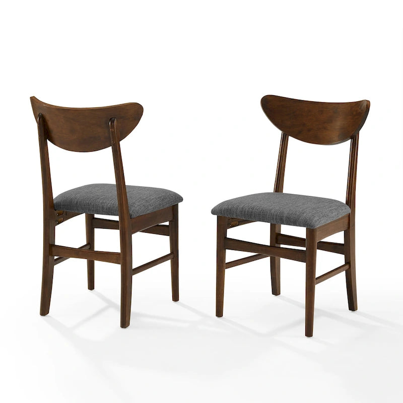 Crosley Landon 2Pc Wood Dining Chairs W/Upholstered Seat - 33.25H x19.75W x 19.75D-5