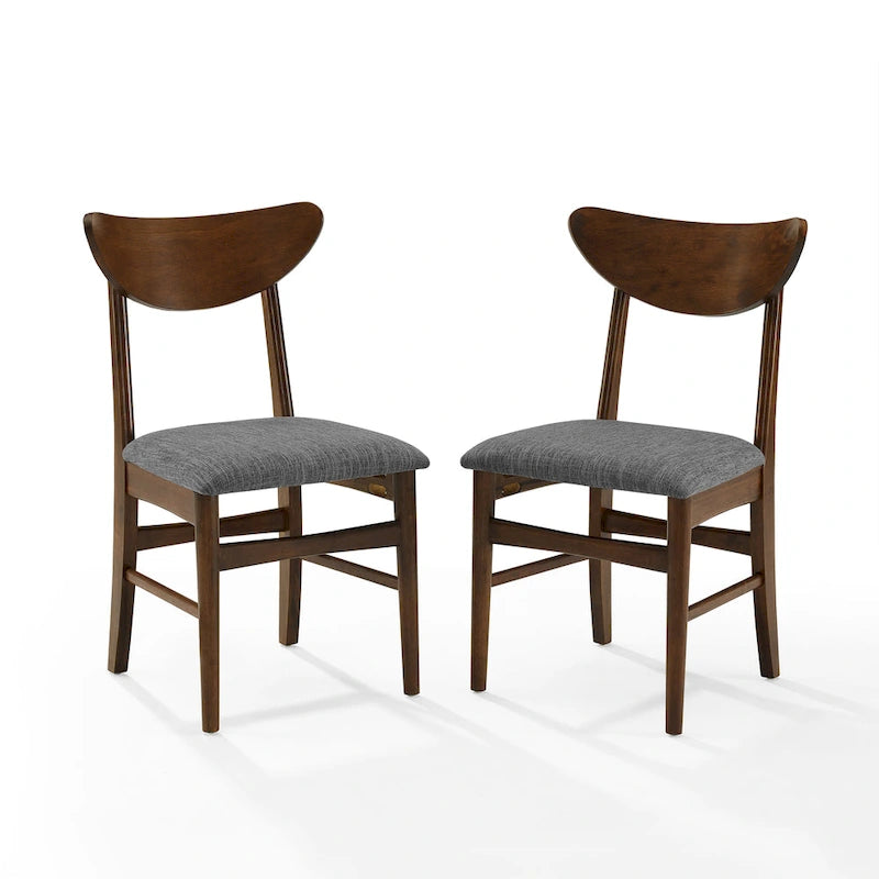 Crosley Landon 2Pc Wood Dining Chairs W/Upholstered Seat - 33.25H x19.75W x 19.75D-6
