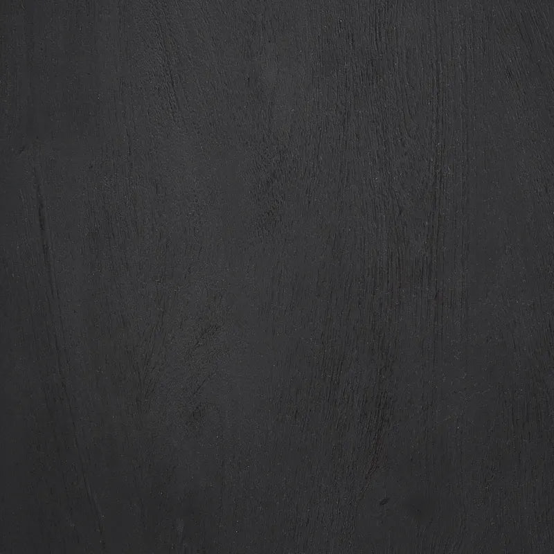 Maxine Dark Brown Solid Wood Hexagonal Foyer Table-8