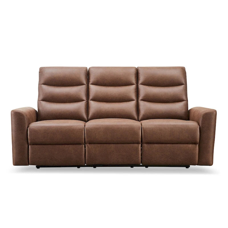Abbyson Ford Fabric Manual Reclining Sofa-3