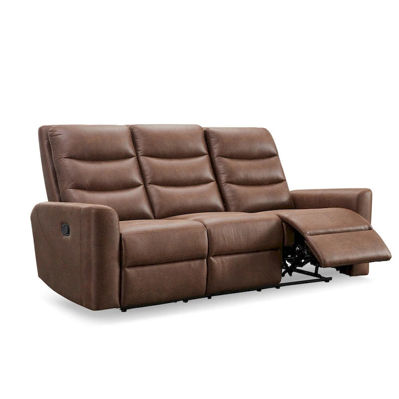 Abbyson Ford Fabric Manual Reclining Sofa-4