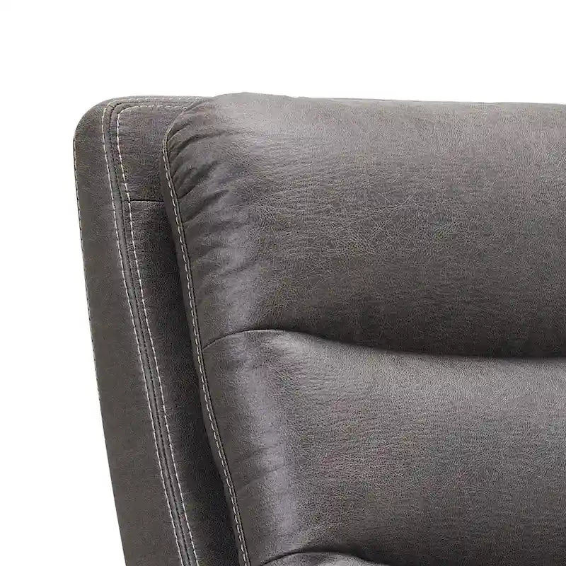 Abbyson Ford Fabric Manual Reclining Sofa-14