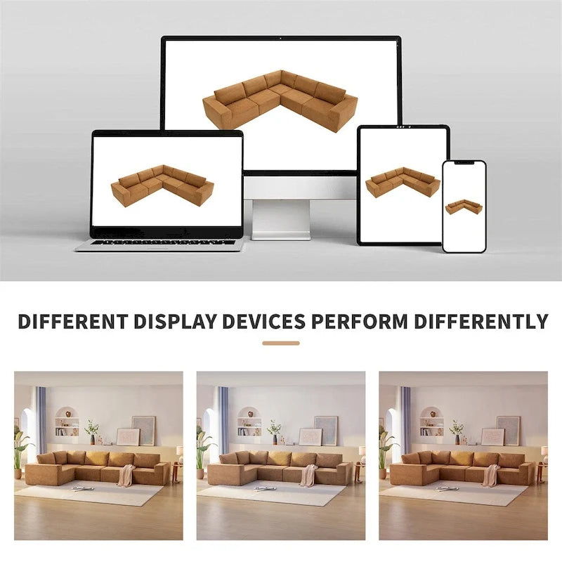 Modular L Shaped Sectional Sofa,Floor Couch Set,Upholstered Furniture-22