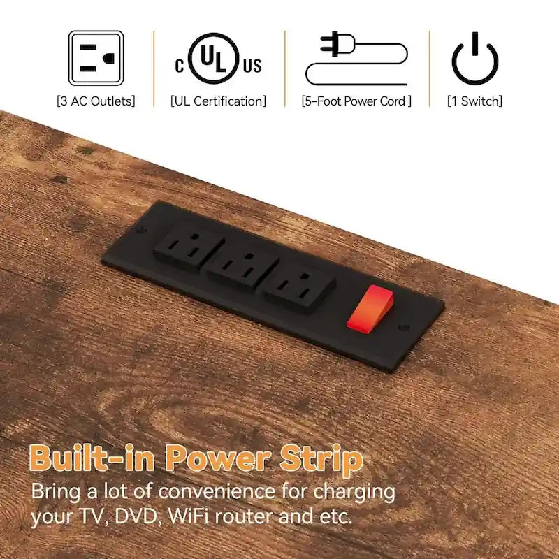 Bedroom Dresser with 10 Large Drawers for 55 Long TV Stand - 55 inches-10