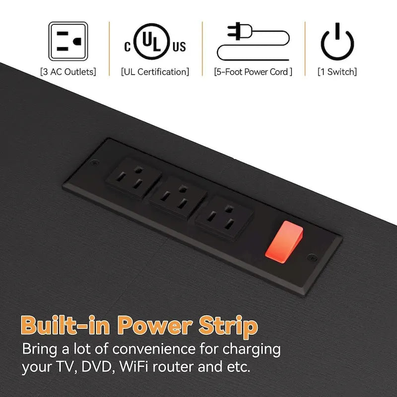 Bedroom Dresser with 10 Large Drawers for 55 Long TV Stand - 55 inches-21