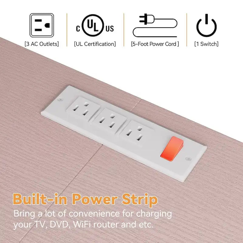 Bedroom Dresser with 10 Large Drawers for 55 Long TV Stand - 55 inches-32