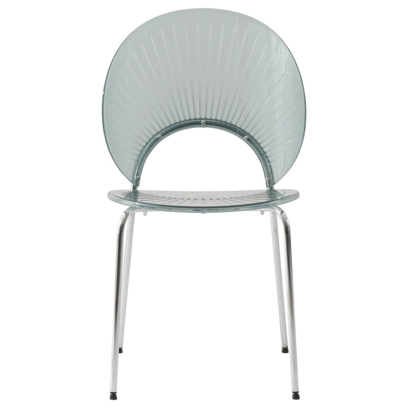 LeisureMod Opulent Plastic Dining Side Chair in Chrome Base-7