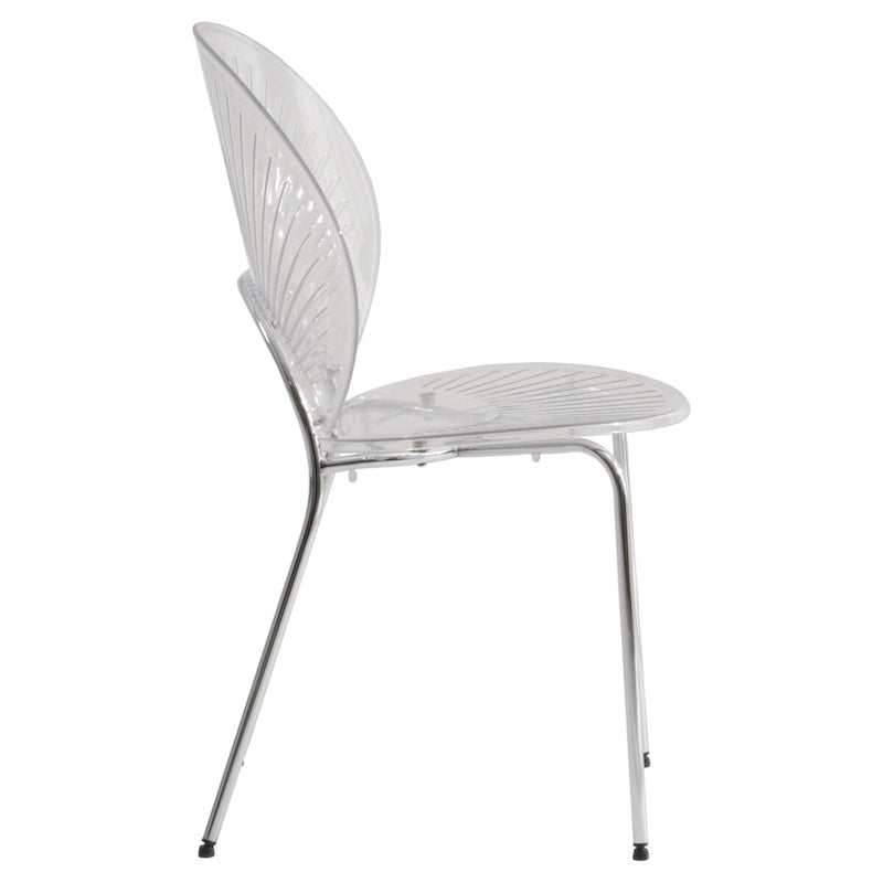 LeisureMod Opulent Plastic Dining Side Chair in Chrome Base-13