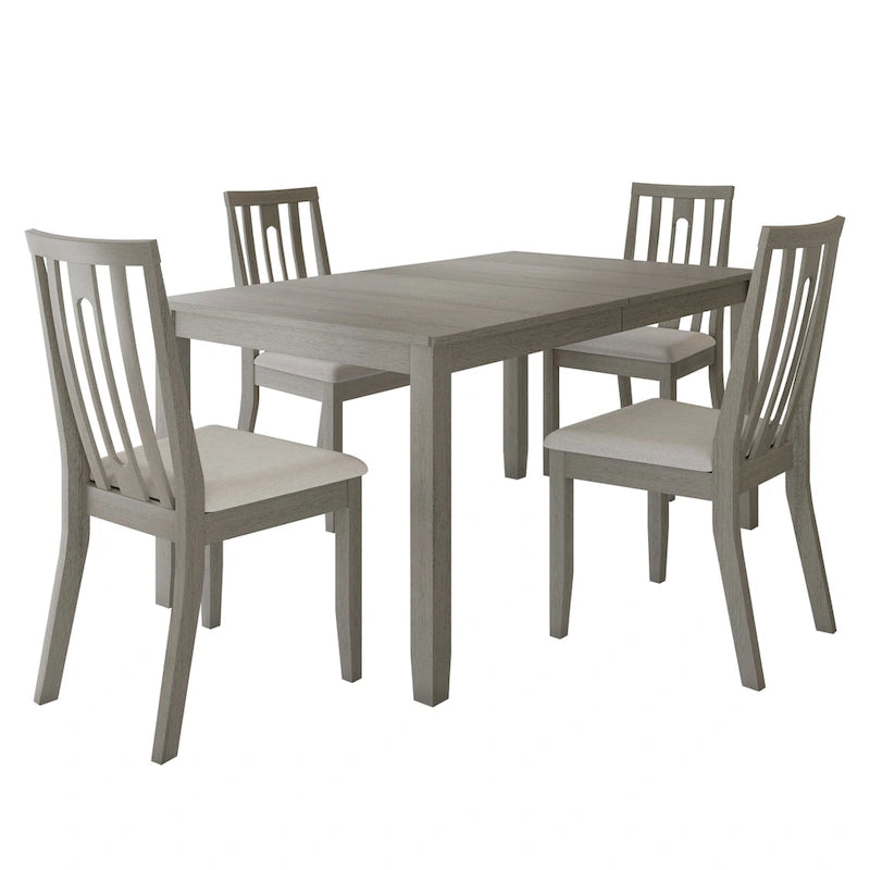 CraftPorch Contemporary 5-piece Wooden Dining Set-16