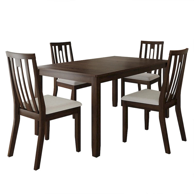 CraftPorch Contemporary 5-piece Wooden Dining Set-28