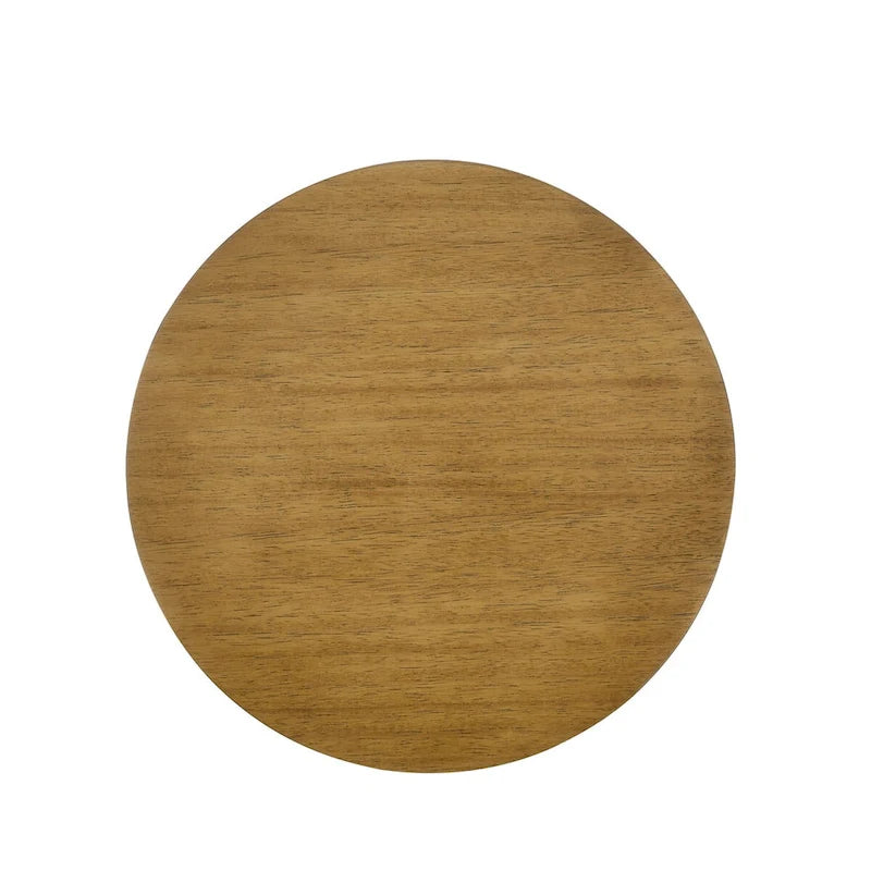 Modern Solid Wood Round Coffee Table-5