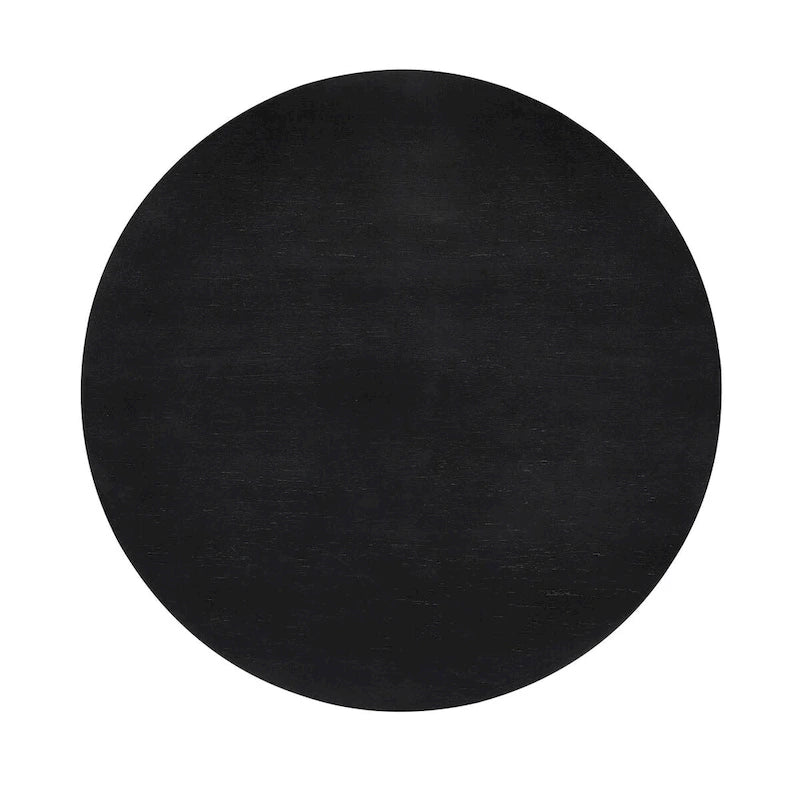 Modern Solid Wood Round Coffee Table-11