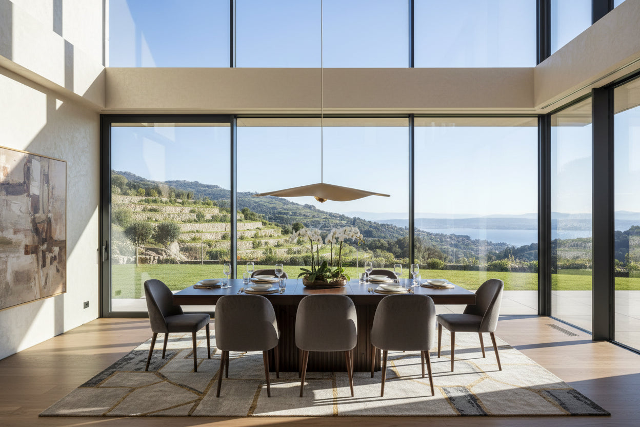 Ryn Dining Table, 60-78 Inch Removable Extendable Rectangular Top, Brown