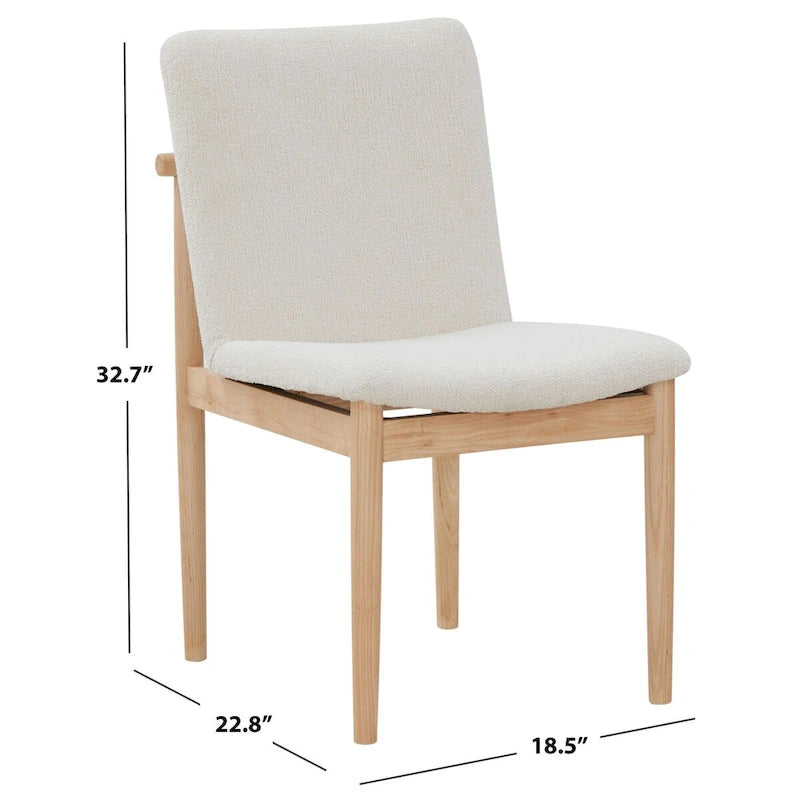 SAFAVIEH Couture Abriella Boucle 18-inch Dining Chair - 19Wx23Dx33H-3