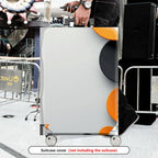 1-Piece Abstract Geometric Colorful Circle Art Pattern  Suitcase Luggage Cover, Stretch Protective Sleeve