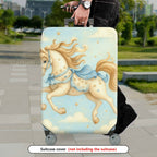 1-Piece Horse Star Cloud Pastoral Sky Fantasy  Suitcase Luggage Cover, Stretch Protective Sleeve