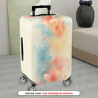 1-Piece Floral Abstract Watercolor Art Travel  Suitcase Luggage Cover, Stretch Protective Sleeve