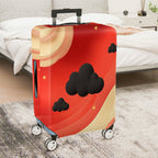 1-Piece Abstract Cosmic Starry Cloud Vibrant  Suitcase Luggage Cover, Stretch Protective Sleeve